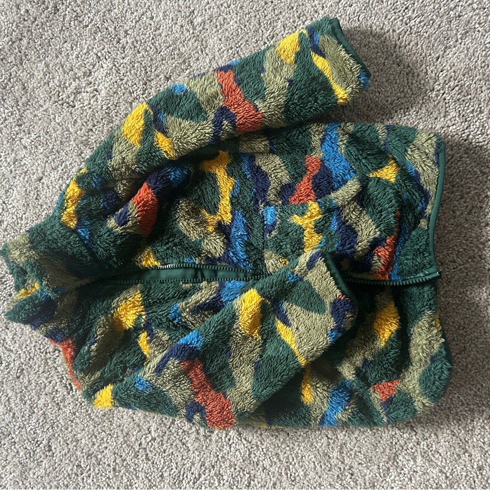 Colorful Kids Fleece Shacket